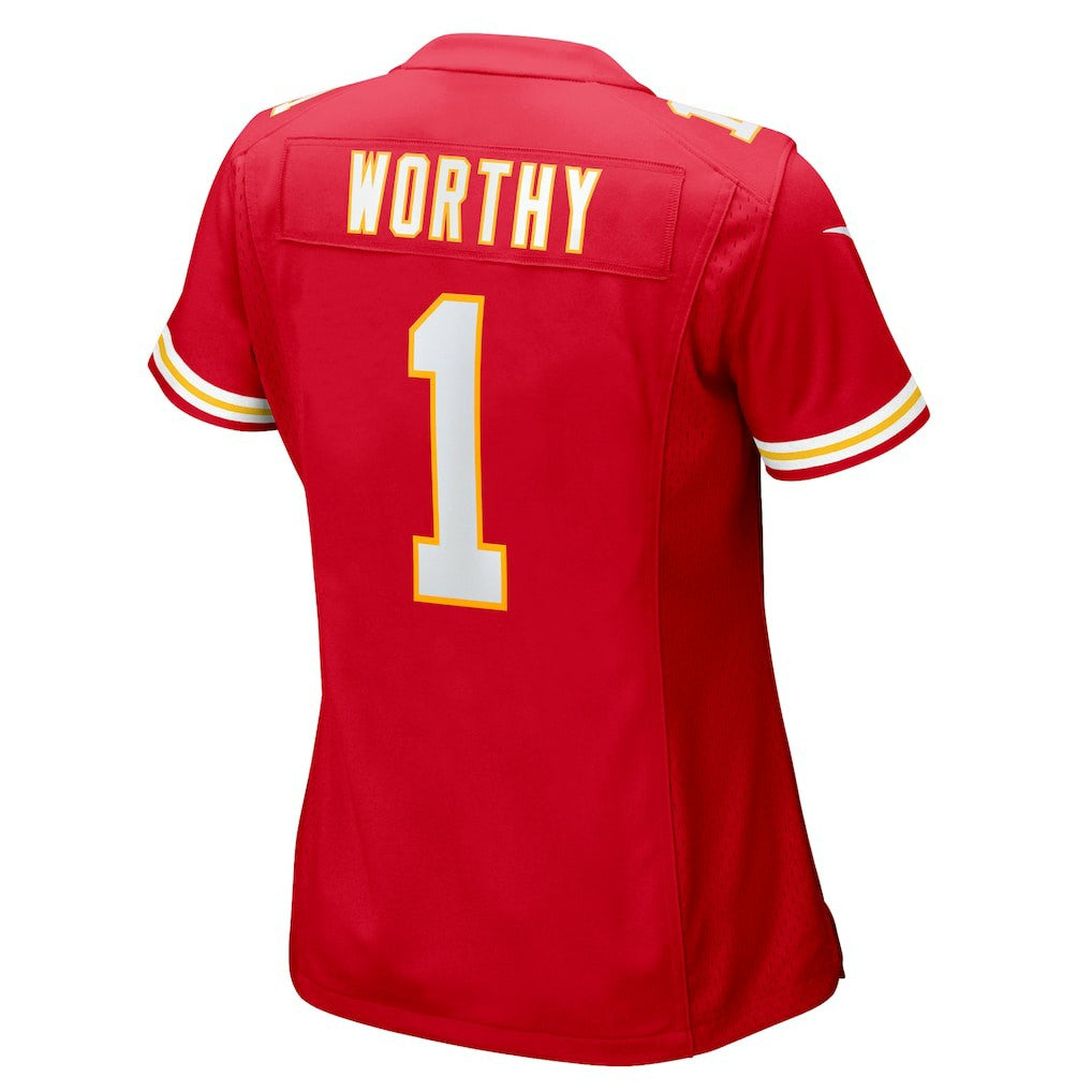 NFL Kansas City Chiefs Xavier Worthy  Women's Game Jersey