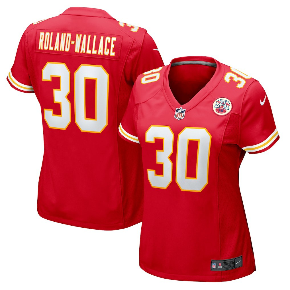 NFL Kansas City Chiefs Chris Roland-Wallace  Women's Game Jersey