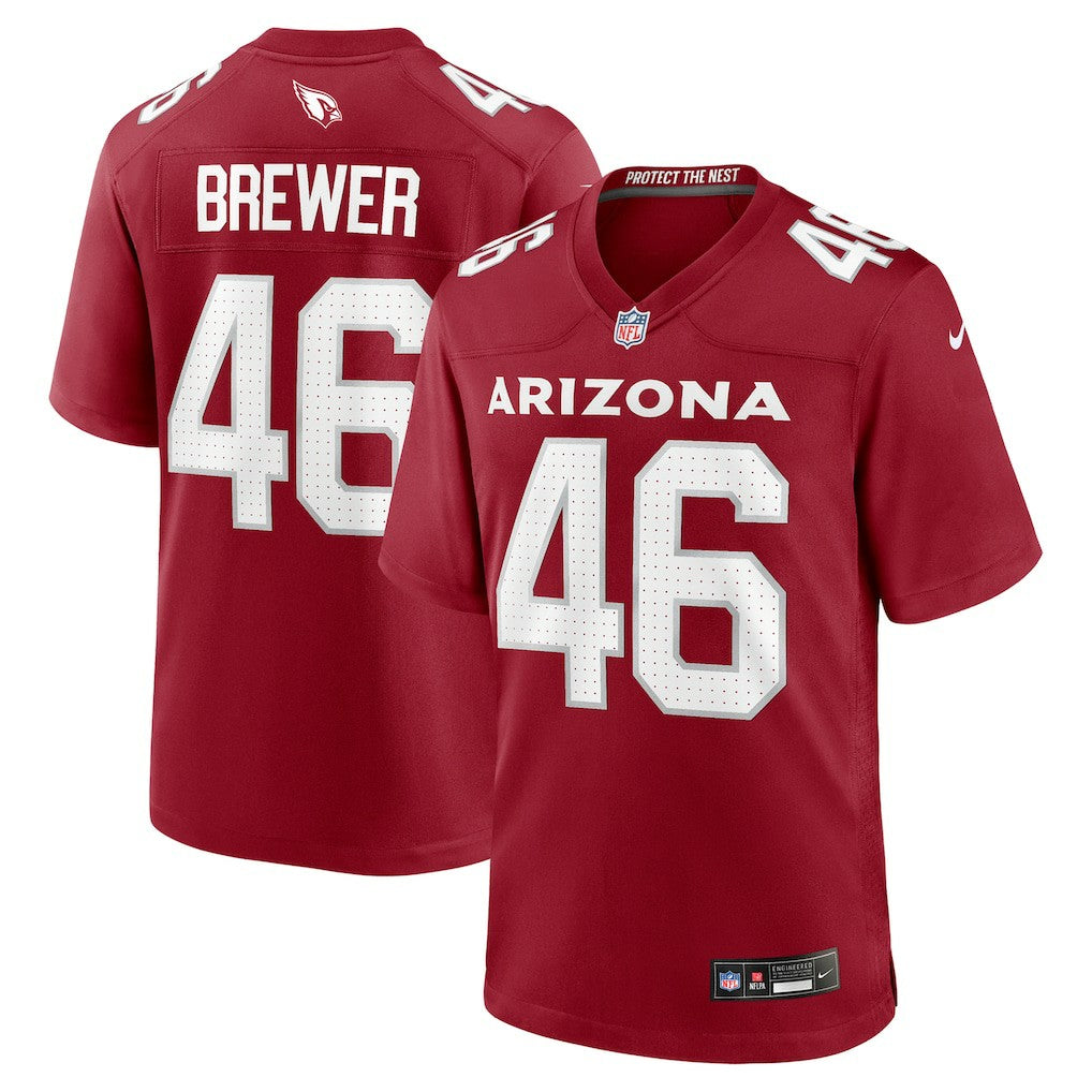 NFL Arizona Cardinals Aaron Brewer  Team Game Jersey