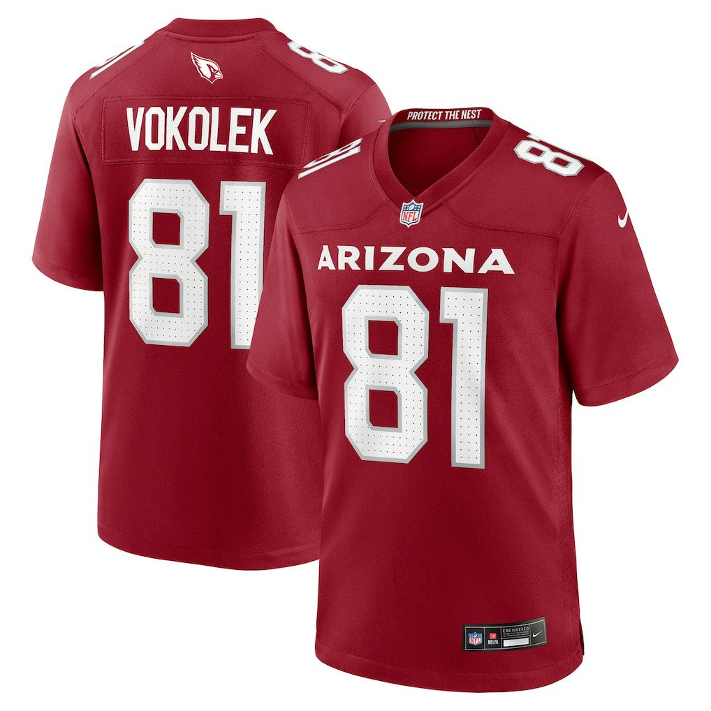 NFL Arizona Cardinals Travis Vokolek  Team Game Jersey