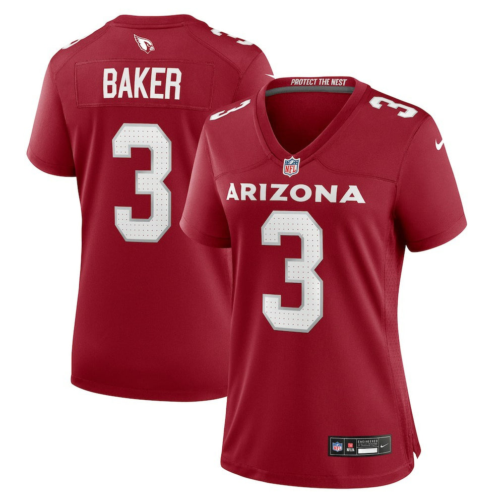 NFL Arizona Cardinals Budda Baker  Women's Team Game Jersey