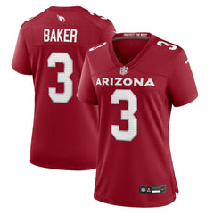 NFL Arizona Cardinals Budda Baker  Women's Team Game Jersey