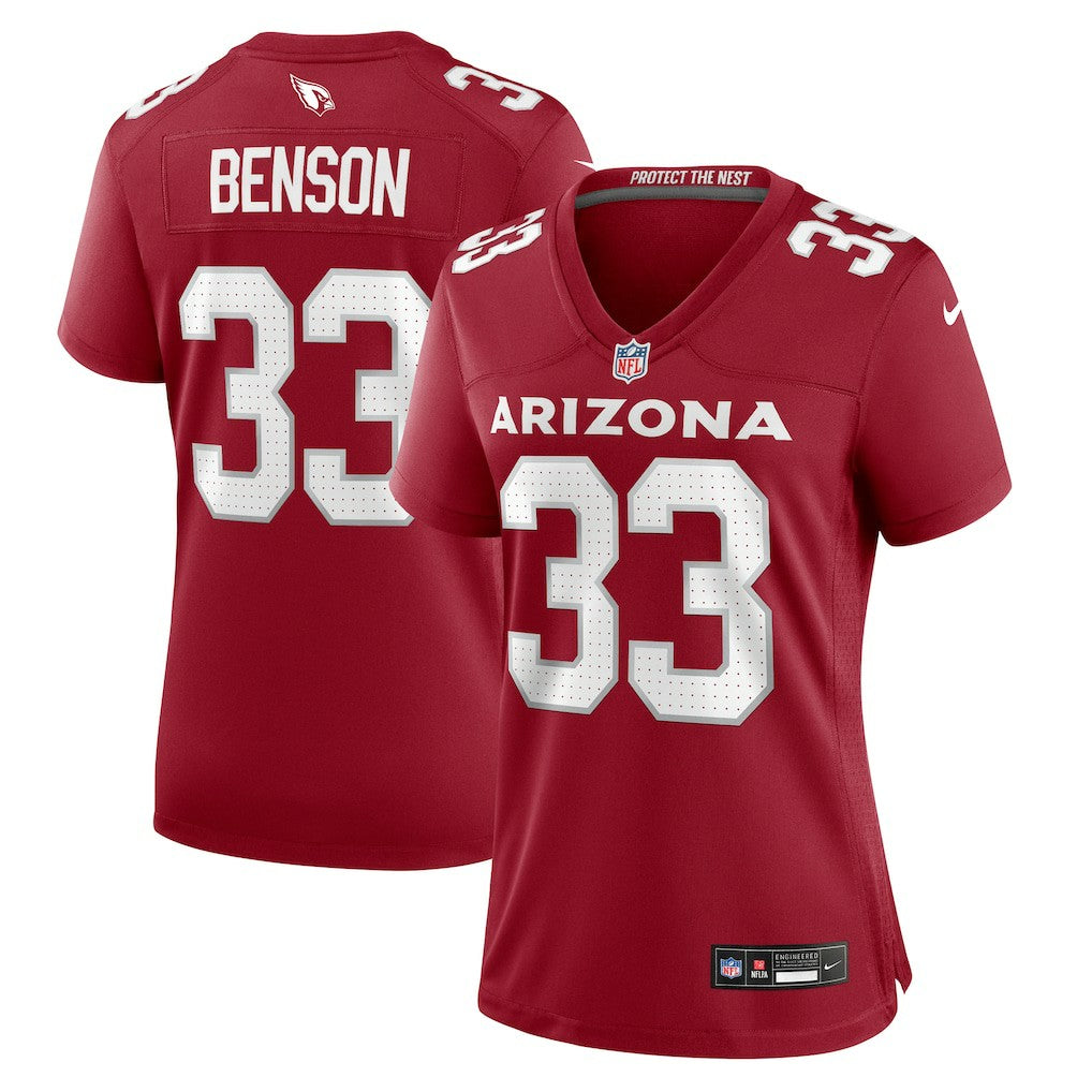 NFL Arizona Cardinals Trey Benson  Women's Game Jersey