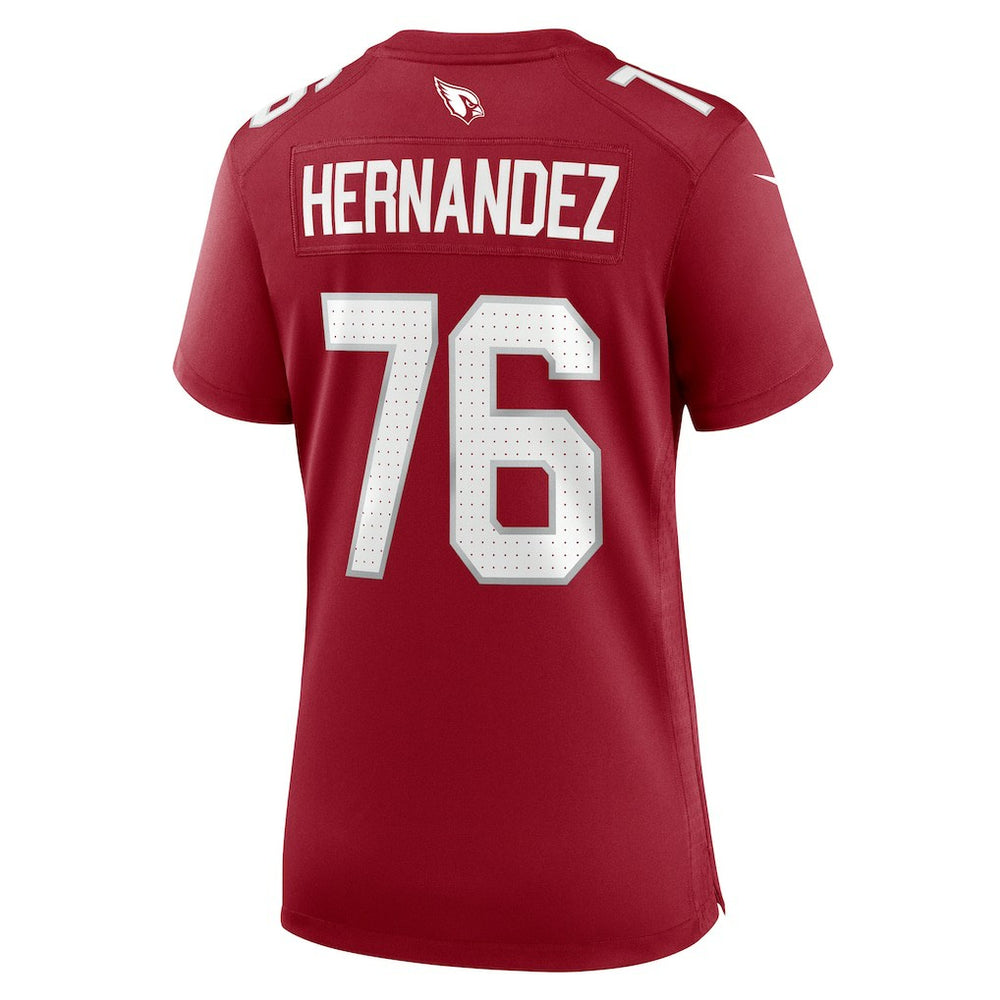 NFL Arizona Cardinals Will Hernandez  Women's Game Jersey