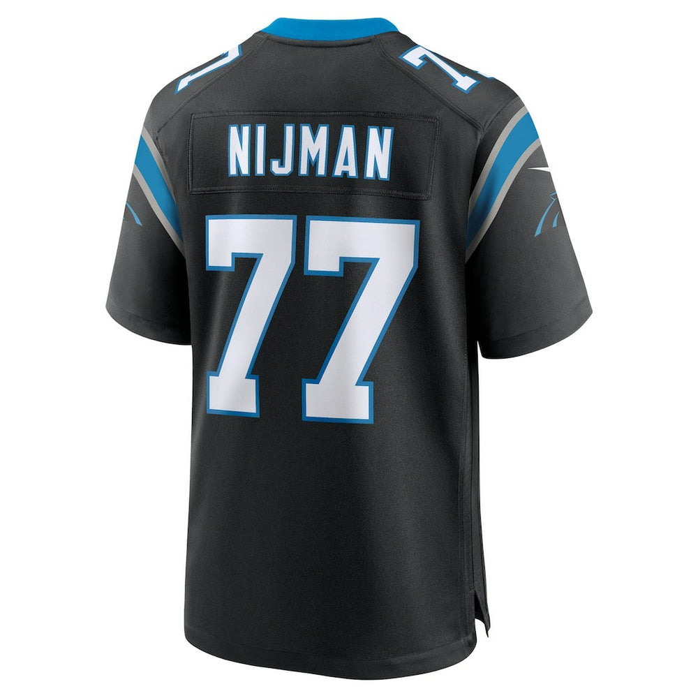 NFL Carolina Panthers Yosh Nijman  Game Jersey