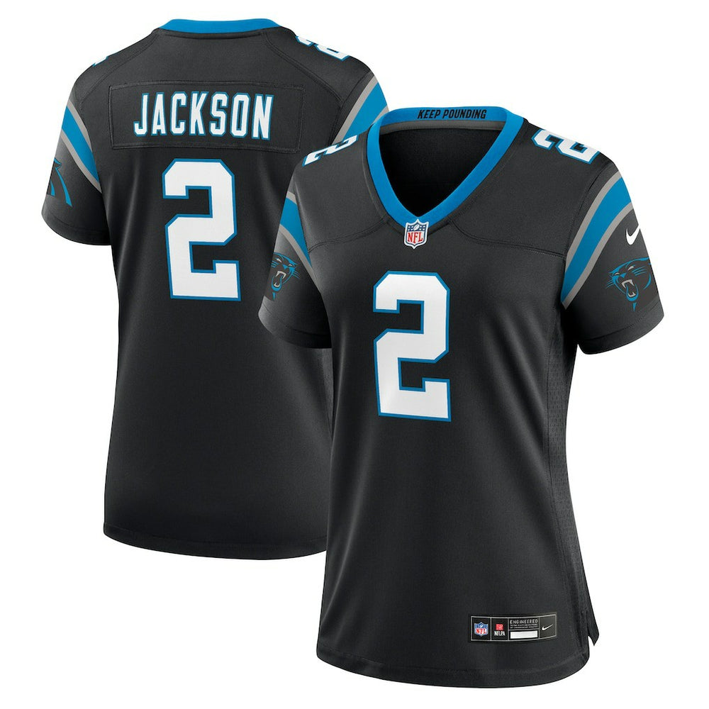 NFL Carolina Panthers Mike Jackson  Women's Game Jersey
