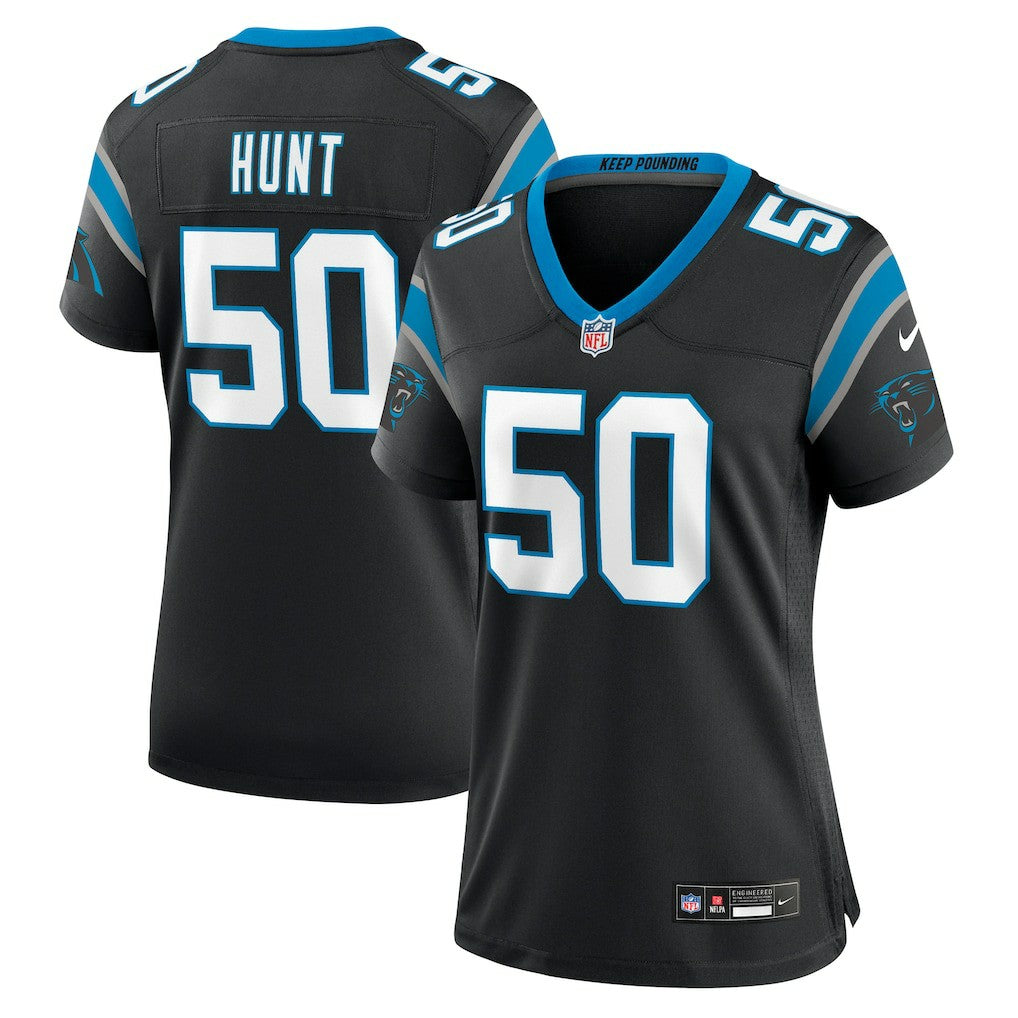 NFL Carolina Panthers Robert Hunt  Women's Game Jersey
