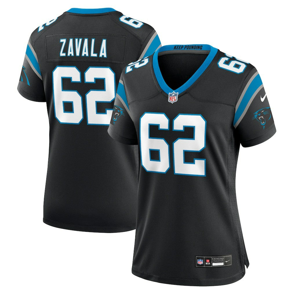 NFL Carolina Panthers Chandler Zavala  Women's Game Jersey