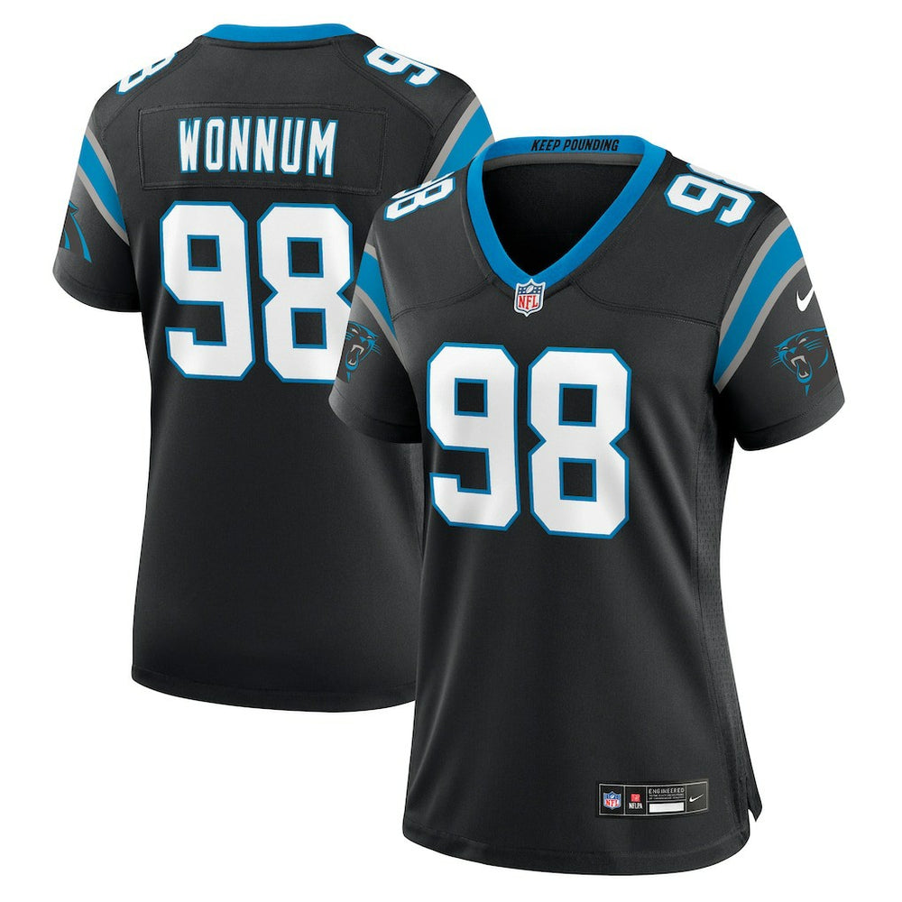NFL Carolina Panthers D.J. Wonnum  Women's Game Jersey