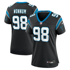NFL Carolina Panthers D.J. Wonnum  Women's Game Jersey