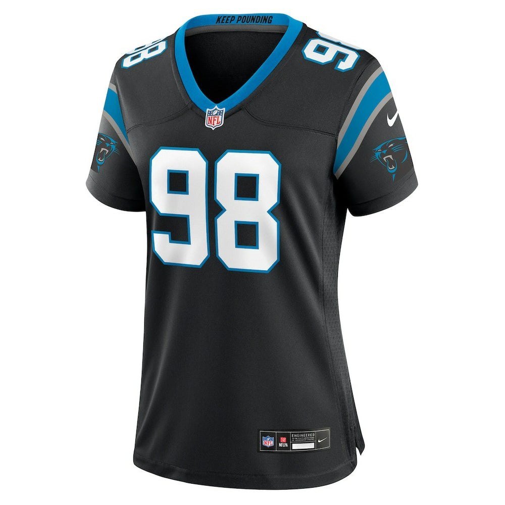 NFL Carolina Panthers D.J. Wonnum  Women's Game Jersey