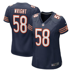 NFL Chicago Bears Darnell Wright  Women's Game Jersey