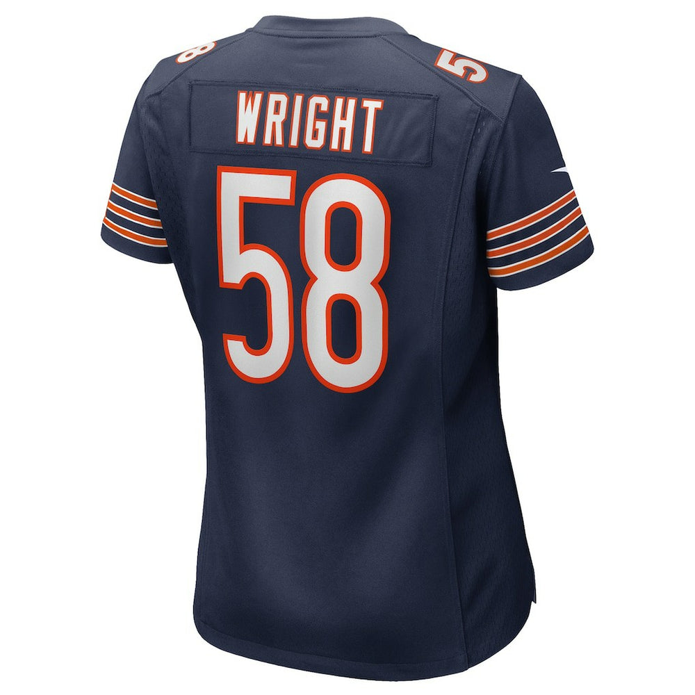 NFL Chicago Bears Darnell Wright  Women's Game Jersey