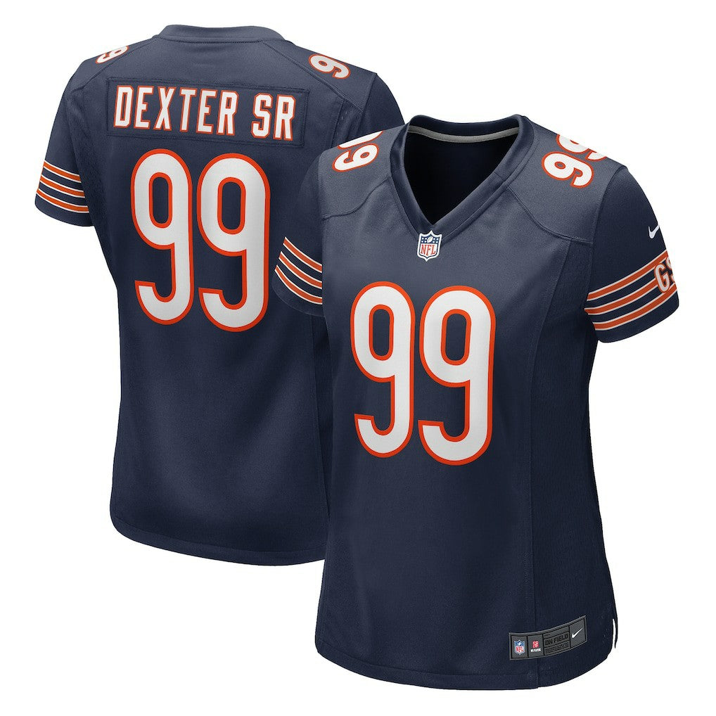NFL Chicago Bears Gervon Dexter Sr.  Women's Game Jersey