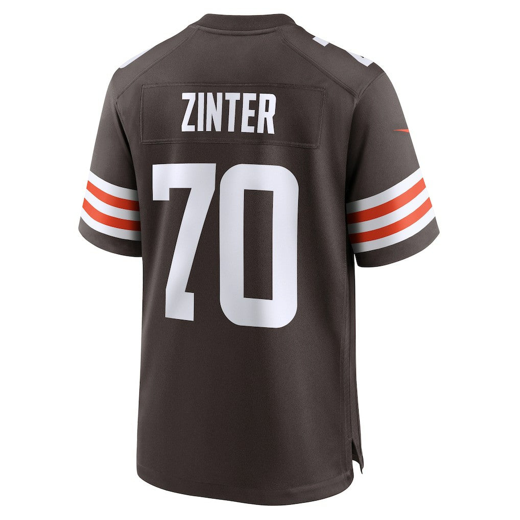 NFL Cleveland Browns Zak Zinter  Team Game Jersey