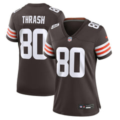 NFL Cleveland Browns Jamari Thrash  Women's Game Jersey