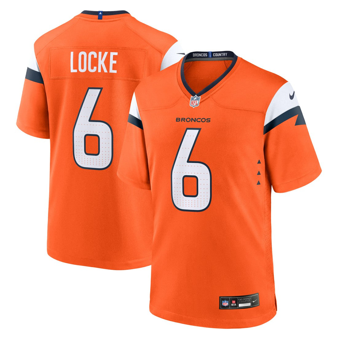 NFL Denver Broncos P.J. Locke  Team Game Jersey