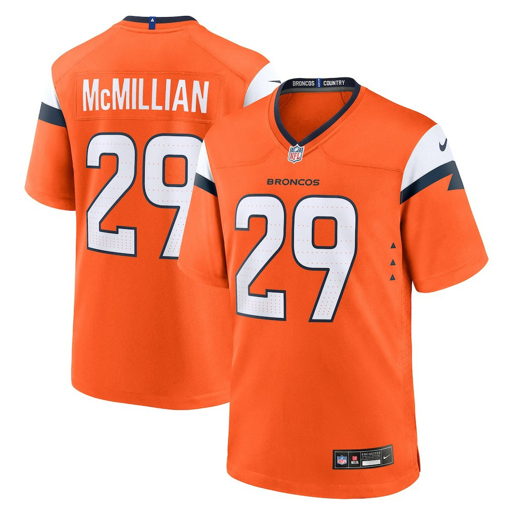 NFL Denver Broncos Ja'Quan McMillian  Team Game Jersey