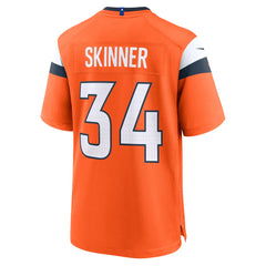NFL Denver Broncos JL Skinner  Team Game Jersey