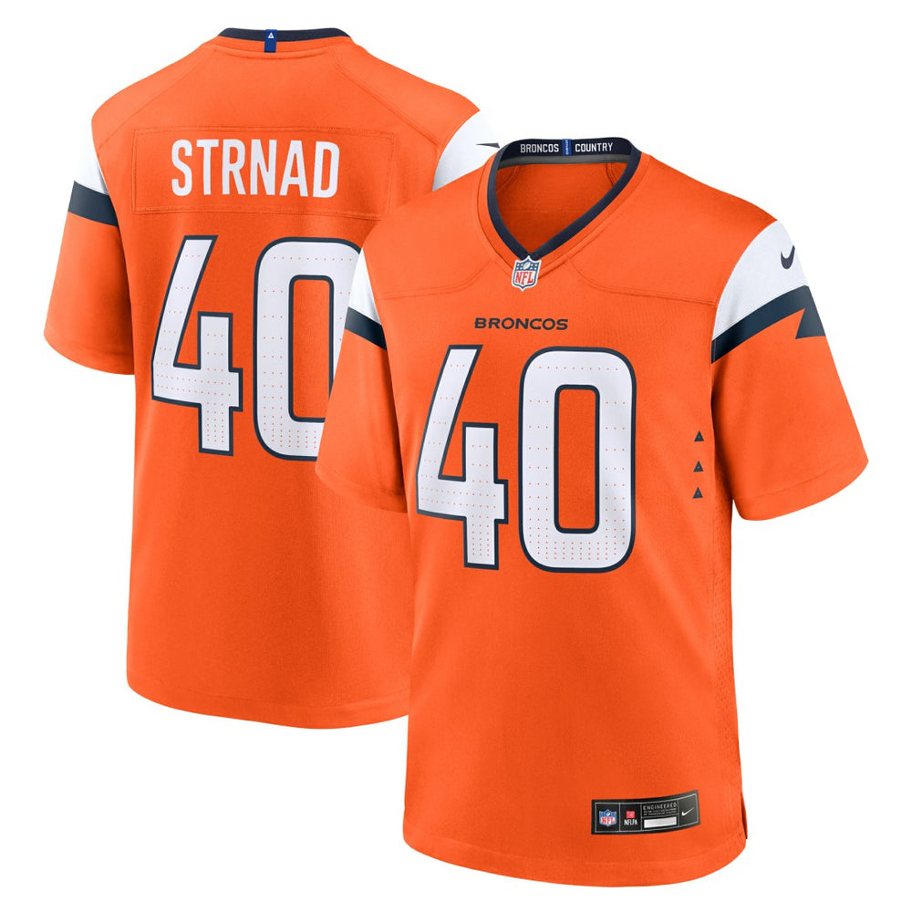NFL Denver Broncos Justin Strnad  Team Game Jersey