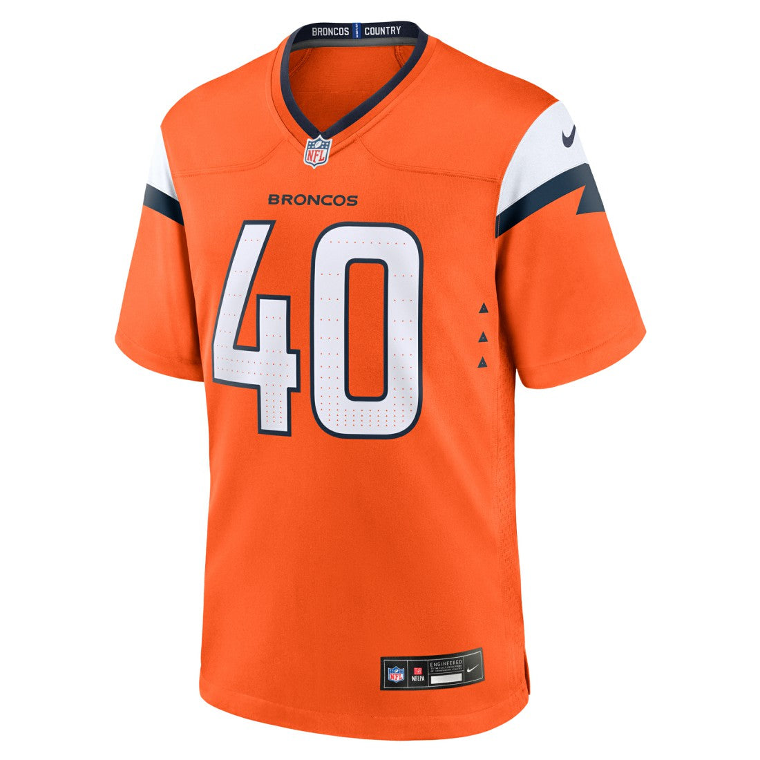 NFL Denver Broncos Justin Strnad  Team Game Jersey