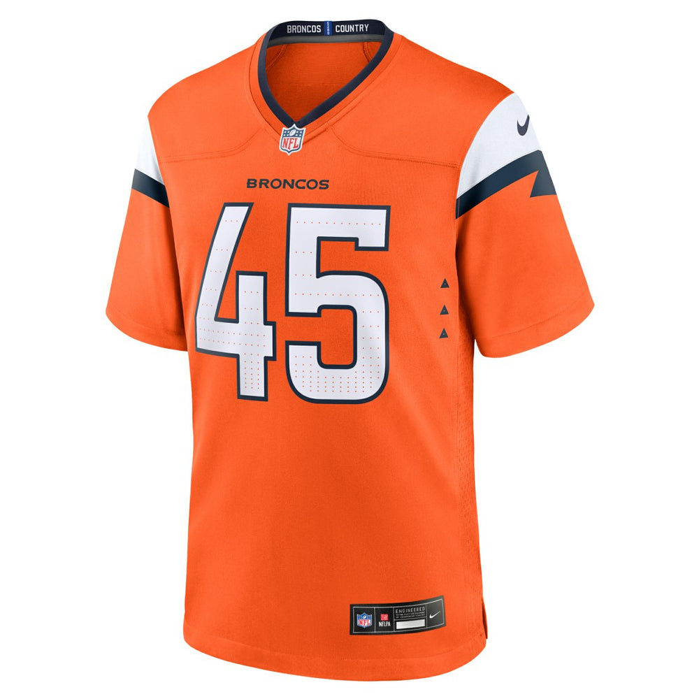 NFL Denver Broncos Nate Adkins  Team Game Jersey