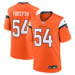 NFL Denver Broncos Alex Forsyth  Team Game Jersey
