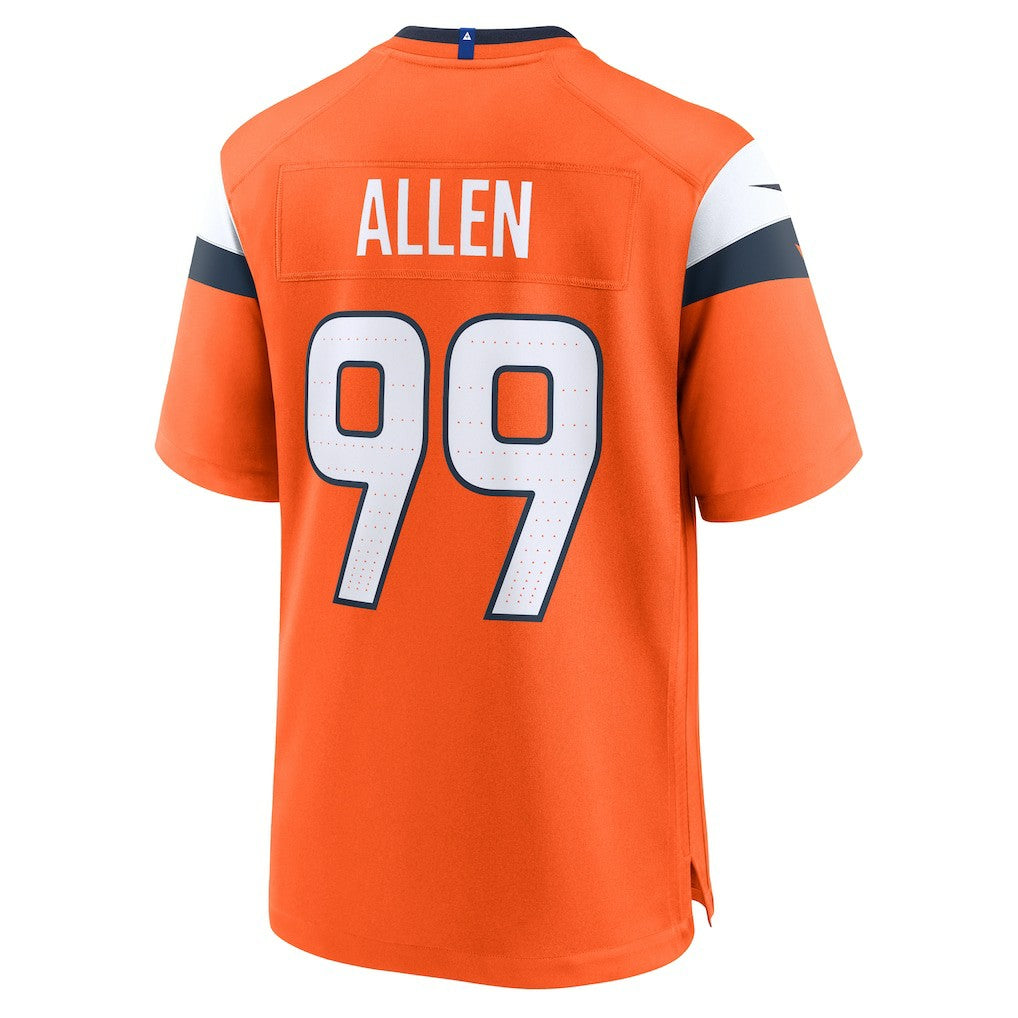 NFL Denver Broncos Zach Allen  Team Game Jersey