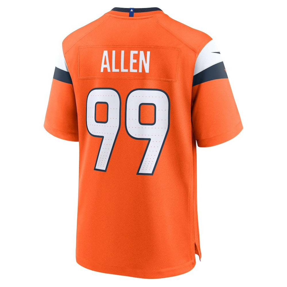 NFL Denver Broncos Zach Allen  Team Game Jersey