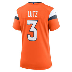 NFL Denver Broncos Wil Lutz  Women's Team Game Jersey