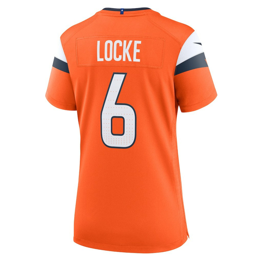 NFL Denver Broncos P.J. Locke  Women's Team Game Jersey