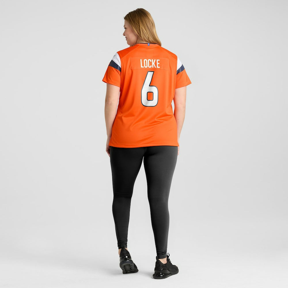 NFL Denver Broncos P.J. Locke  Women's Team Game Jersey