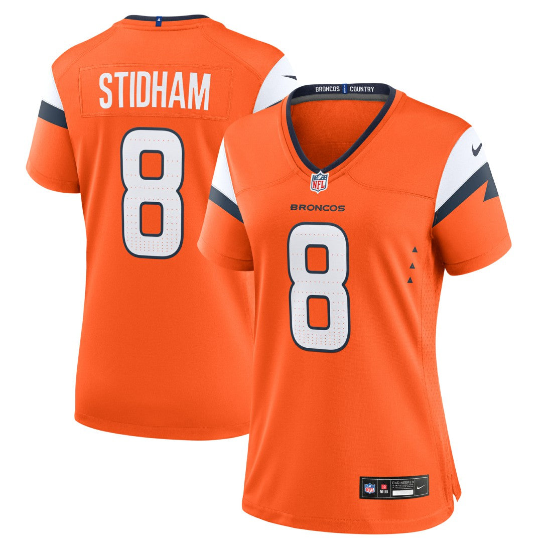 NFL Denver Broncos Jarrett Stidham  Women's Team Game Jersey