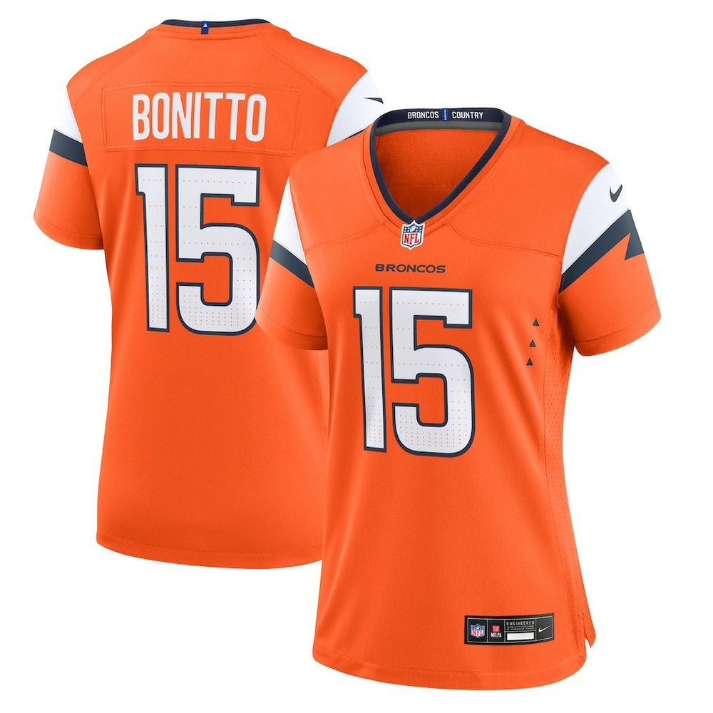 NFL Denver Broncos Nik Bonitto  Women's Team Game Jersey