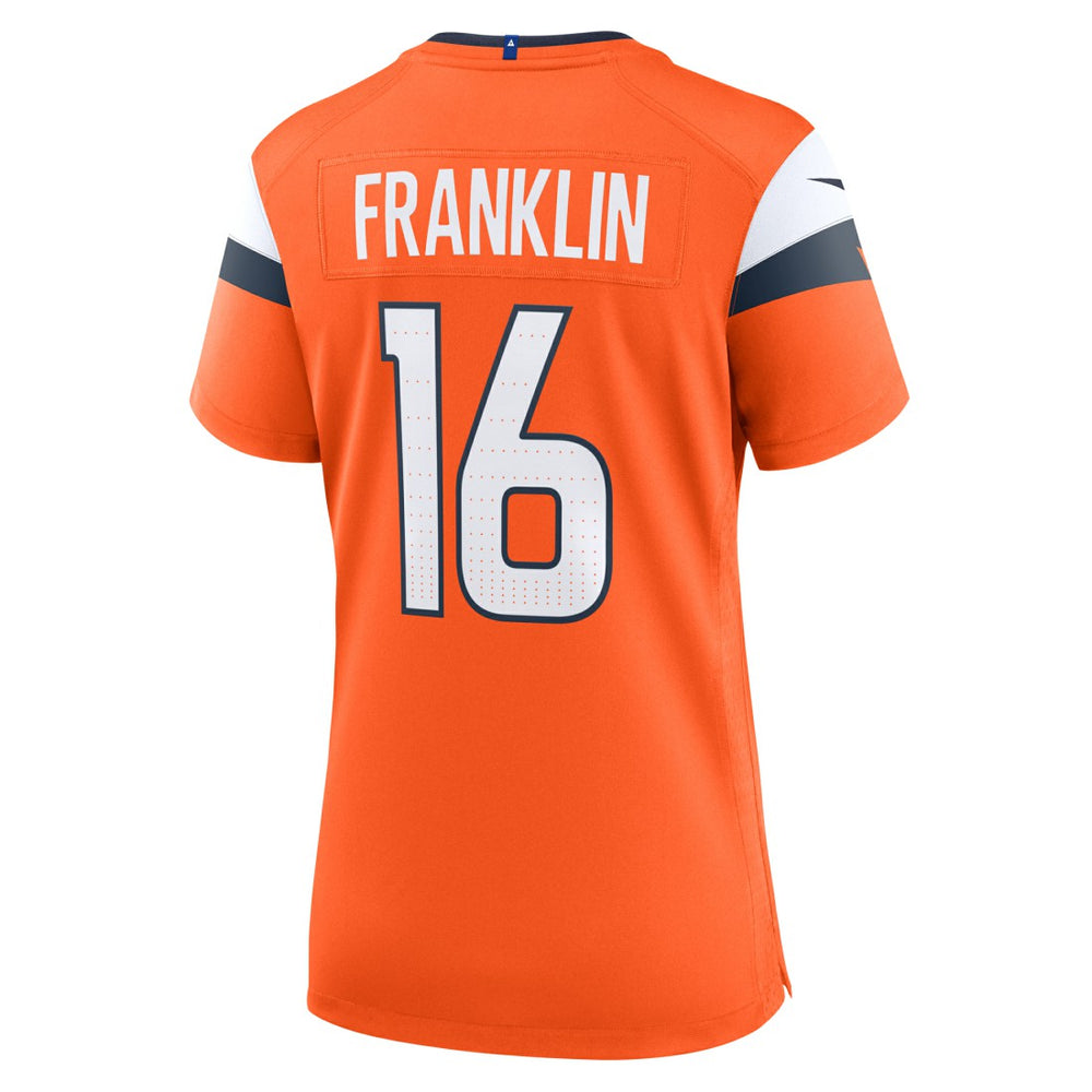 NFL Denver Broncos Troy Franklin  Women's Team Game Jersey