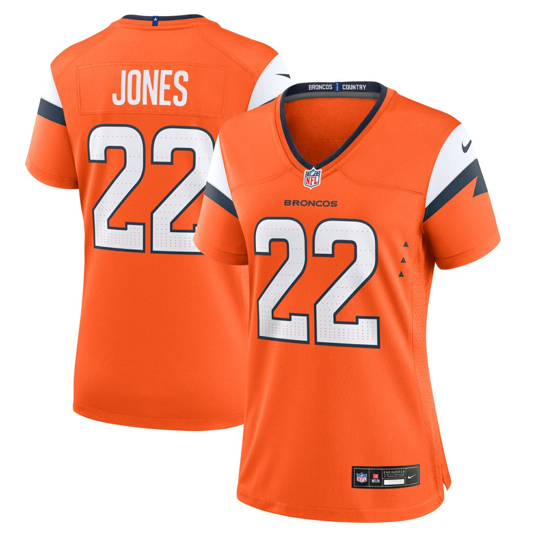 NFL Denver Broncos Brandon Jones  Women's Team Game Jersey