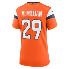 NFL Denver Broncos Ja'Quan McMillian  Women's Team Game Jersey