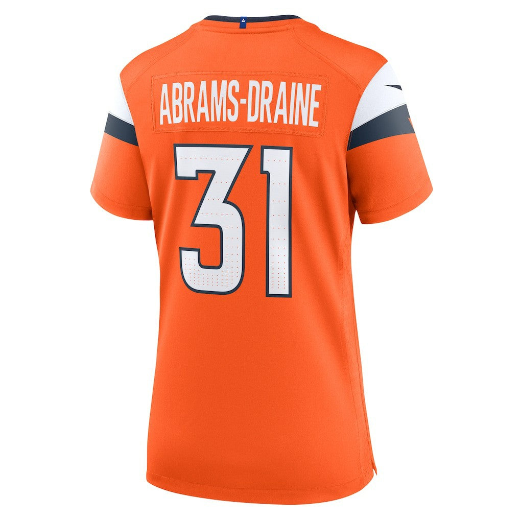 NFL Denver Broncos Kris Abrams-Draine  Women's Team Game Jersey
