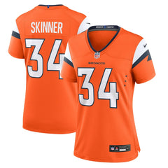 NFL Denver Broncos JL Skinner  Women's Team Game Jersey