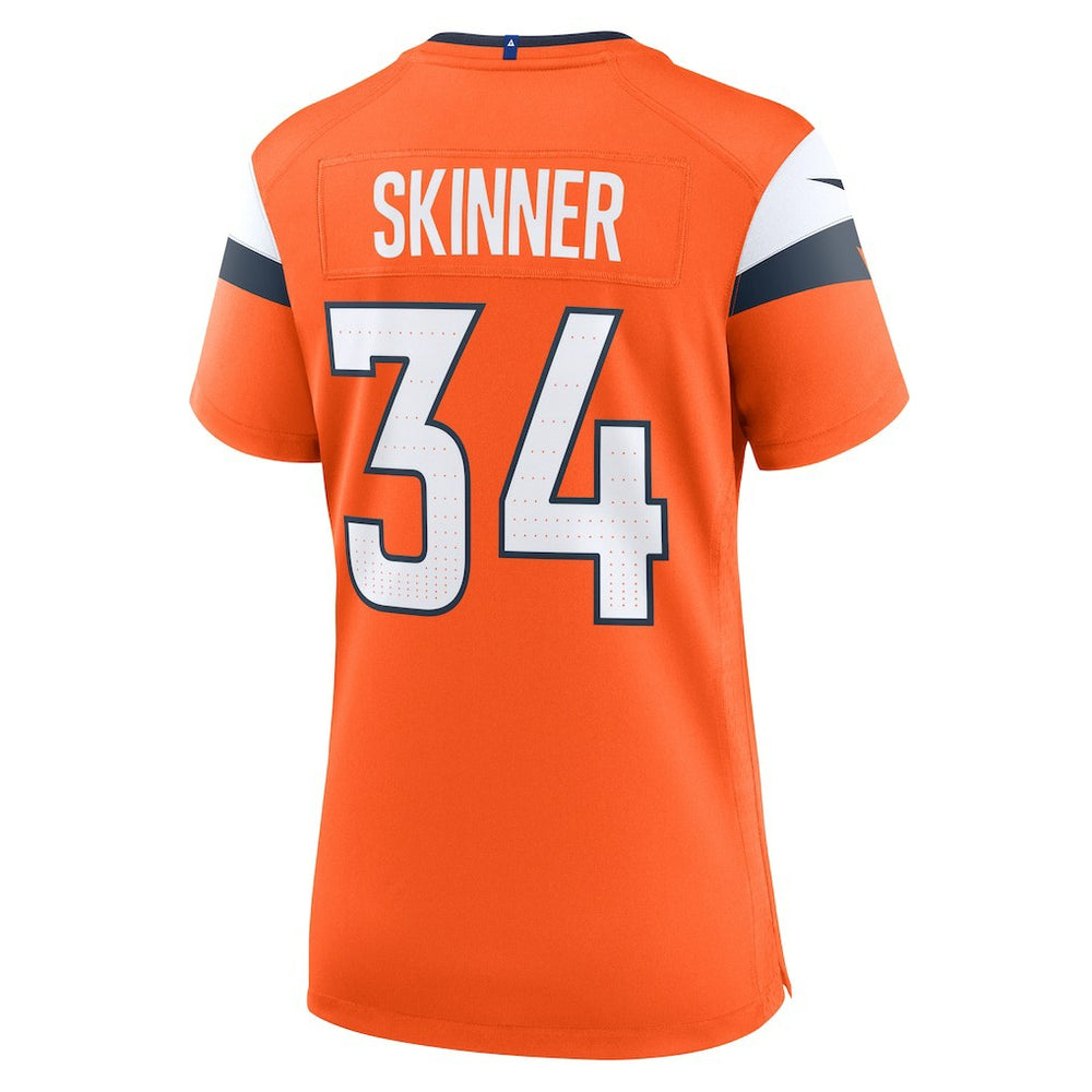NFL Denver Broncos JL Skinner  Women's Team Game Jersey