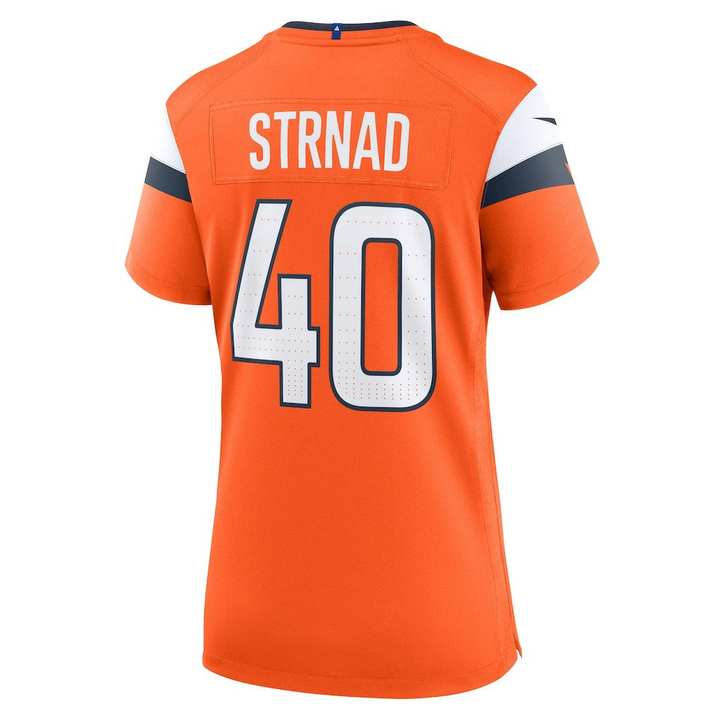 NFL Denver Broncos Justin Strnad  Women's Team Game Jersey