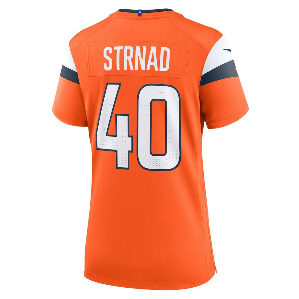 NFL Denver Broncos Justin Strnad  Women's Team Game Jersey