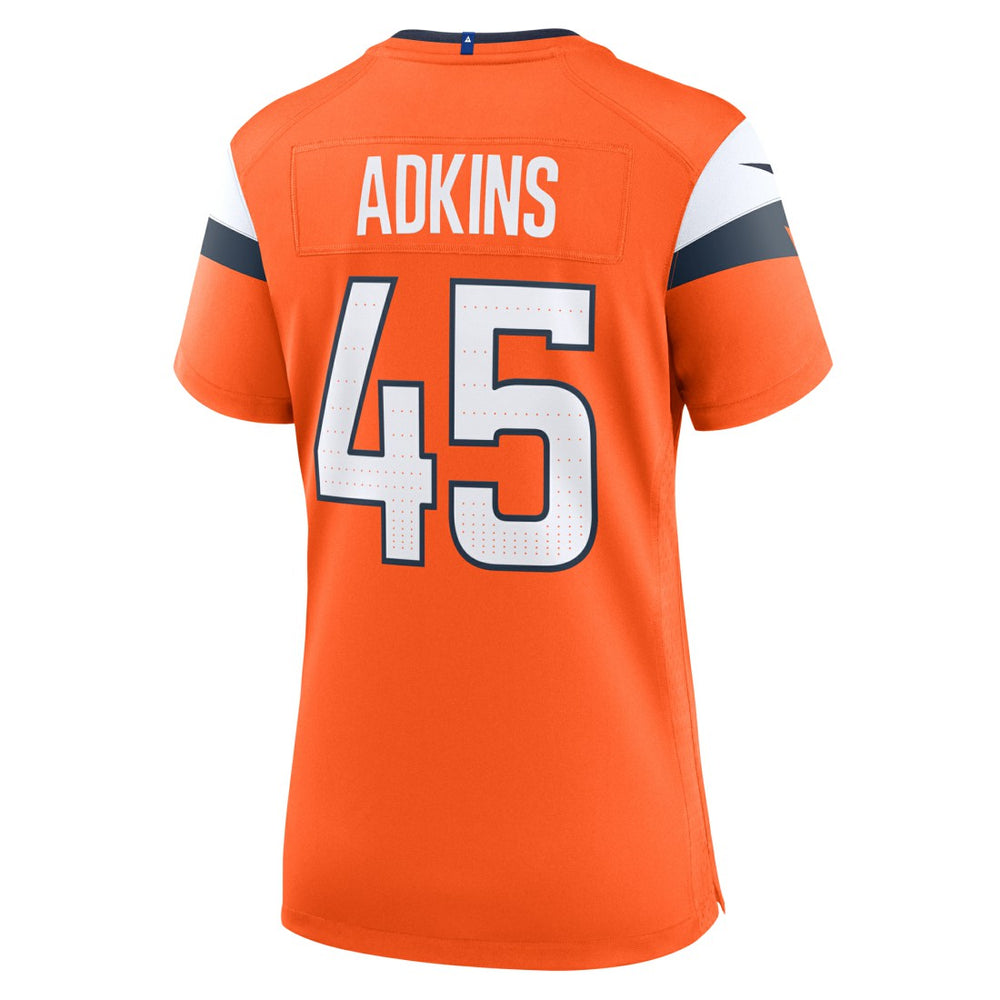 NFL Denver Broncos Nate Adkins  Women's Team Game Jersey