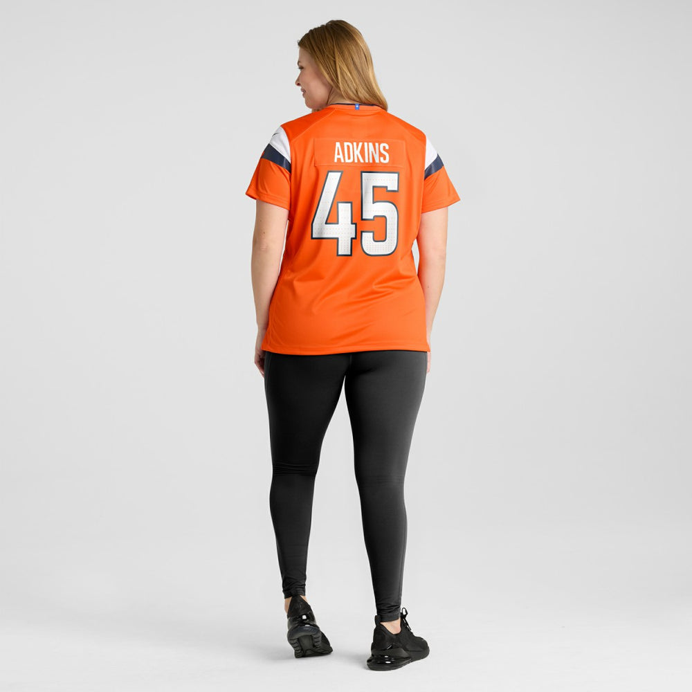NFL Denver Broncos Nate Adkins  Women's Team Game Jersey