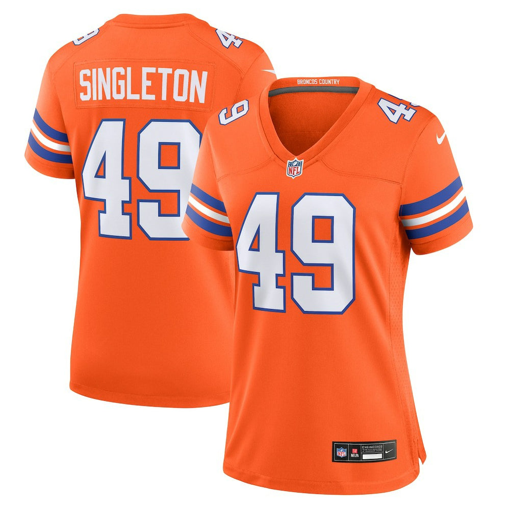 NFL Denver Broncos Alex Singleton  Women's Alternate Game Jersey