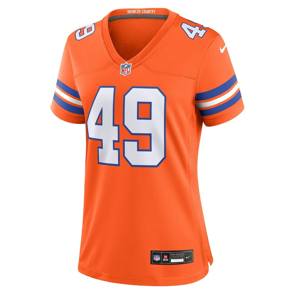 NFL Denver Broncos Alex Singleton  Women's Alternate Game Jersey
