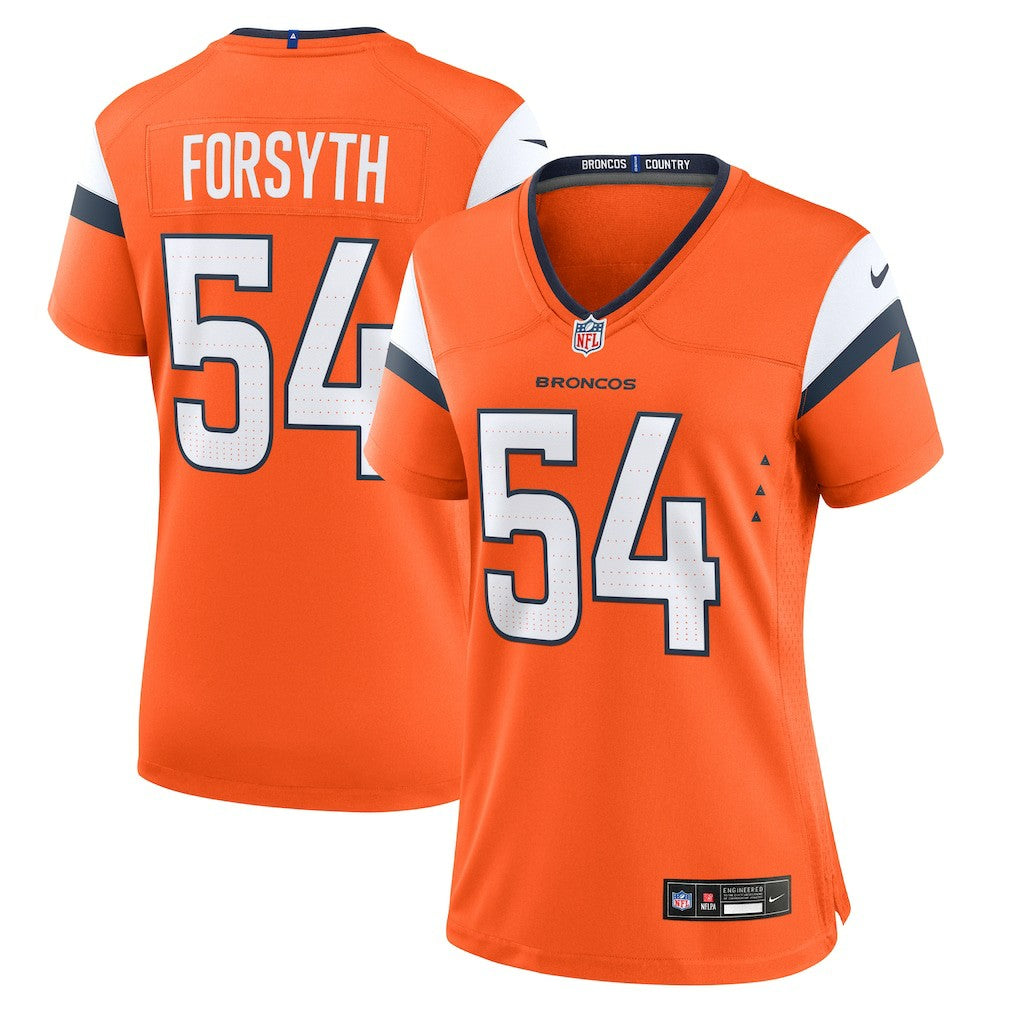 NFL Denver Broncos Alex Forsyth  Women's Team Game Jersey