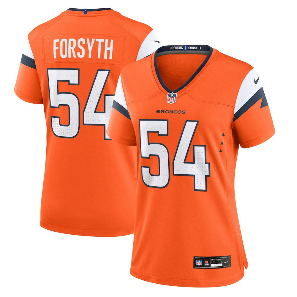 NFL Denver Broncos Alex Forsyth  Women's Team Game Jersey