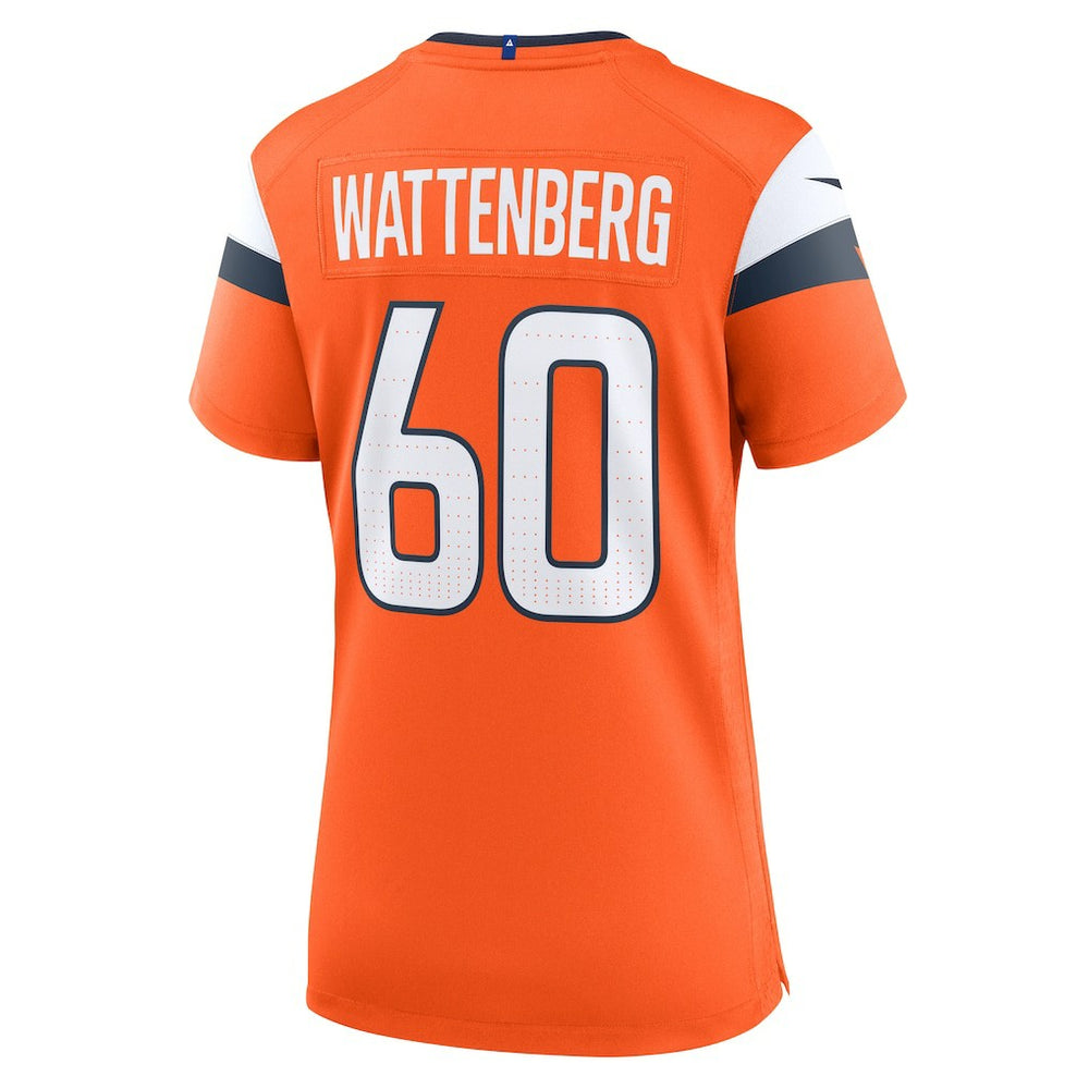 NFL Denver Broncos Luke Wattenberg  Women's Team Game Jersey