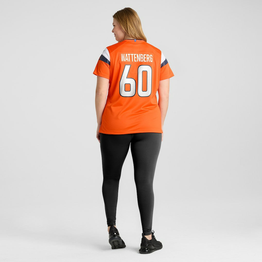 NFL Denver Broncos Luke Wattenberg  Women's Team Game Jersey